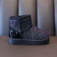 thumbnail image 2 of Girl's Boots Kids Glitter Snow Boots Durability Slip Resistant Outdoor Ankle Boots(Toddler/Little Kids), 2 of 13