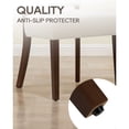 thumbnail image 4 of EOP Upholstered Dining Chairs Set of 2, Farmhouse Fabric Dining Room Chairs with Backrest , Modern Dining Side Chairs with Wooden Legs, Armless Kitchen Chairs, Beige, 4 of 10
