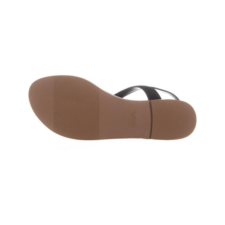 Womens Steve Madden Takeaway Flat Thong Sandals Black 7 US Walmart