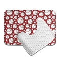 thumbnail image 6 of Yiaed Daisies Flowers Print Bathroom Mat Set 2 Pieces Mat Anti-Skid Pad Ultra Soft and Absorbent Bathroom Bath Mat Contour Bath Rugs for Toilet Base, 6 of 6