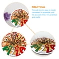 thumbnail image 2 of SHISUYAN Unique Round Wall Clock Funny Pizza Pattern Hanging Clock Western Restaurant Wall Decor, 2 of 9