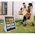 thumbnail image 4 of Tire Shop Now Open Sidewalk Sign 24 Inch x 36 Inch A-Frame Images On Both Sides | Grand Opening, Reliable Services, Clear Messaging | Made in USA, 4 of 5