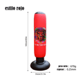thumbnail image 2 of Saco De Boxeo De Inflable Para Entrenamiento De 165cm Pvc Rojo, 2 of 5