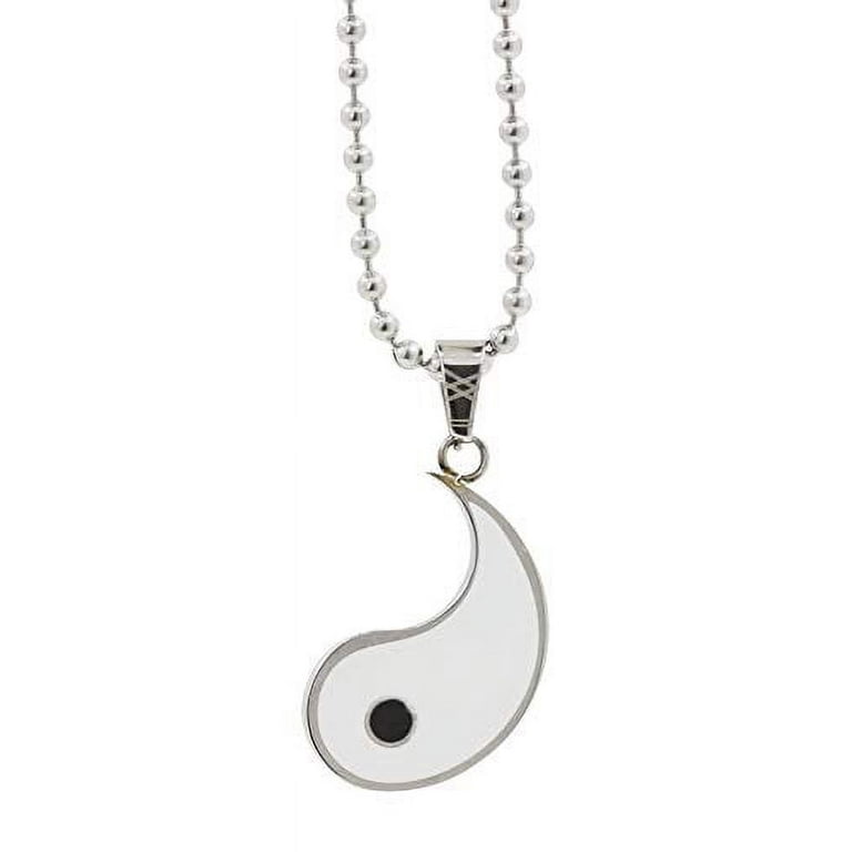 Tear & Share Silver Yin Yang Necklace Pack