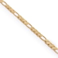 thumbnail image 2 of Cadena Figaro Ametrinaa 3x1 6mm 60cm Chapa de Oro 18k Unisex, 2 of 4