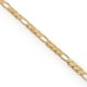 thumbnail image 2 of Cadena Figaro Ametrinaa 3x1 6mm 60cm Chapa de Oro 18k Unisex, 2 of 4