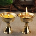 thumbnail image 3 of Miangastore Oil Lamp Holders Copper 2Pcs 2.4X2.2X2.2In For Meditation Aid, 3 of 9