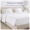 thumbnail image 3 of Twin Mattress Protector Fitted Cover – Soft Quiet Fabric, Noiseless & Breathable, Water-Resistant, 14 Inch Deep Pocket, Machine Washable, 3 of 8
