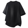 thumbnail image 6 of Men's Solid Cool T-Shirts Short Sleeve Crewneck Basic Tee, Moisture Wicking Quick Dry Breathable Summer Shirt, Casual Daily Gym Workout Outfits, Modern Essential | JASKFLY,Black L, 6 of 6