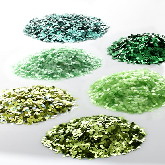 Recollections Chunky Polyester Glitter Mix - Assorted Color Glitter for Crafts, Decorations & DIY Projects, 12 Pack