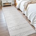 thumbnail image 3 of xianlin-Tchido Tapis de Couloir 2x6 Ft Coureur Boho Lavable Tapis de Couloir Antidérapant Tapis d'Entrée Tapis de Chevet Gris, 3 of 4