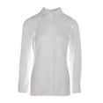 thumbnail image 1 of TheFound Women's Mesh Sheer Polka Dot Blouse Long Sleeve Button Down Shirt Tops, 1 of 6