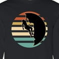 thumbnail image 4 of Inktastic Rock Climbing Mountain Climber Silhouette Long Sleeve T-Shirt, 4 of 5