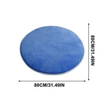 Tainini 31x31InchRound Rug ,Ultra-Soft Modern Circle Area Rug Fluffy Shag Circular Rug for Nursery Room, Non-Slip Home Carpet