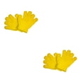 thumbnail image 2 of Advancent Guantes para niños Invierno Cálido Deportes Equipo Regalos Tejido fino amarillo fluorescente amarillo 2piezas Advancent CBP207161, 2 of 5
