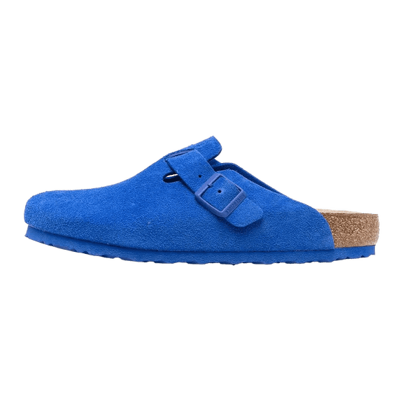 BIRKENSTOCK MENS Boston Suede Leather "Ultra Blue" 1022556 1022556 from Stadium Goods