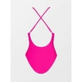 thumbnail image 6 of Women Swimsuit One Piece Bathing Suit Deep V Neck Crisscross Back Adjustable Strap, 6 of 6