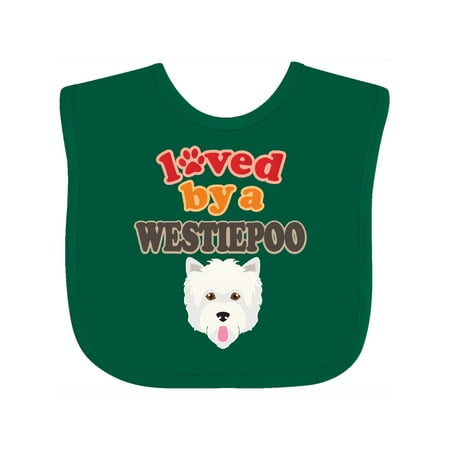 

Inktastic Westiepoo Dog Lover Gift Baby Boy or Baby Girl Bib