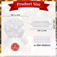 thumbnail image 2 of EUSOAR Bows for Gift Wrapping, 6pcs 6" White Organza Present Box Decorations Big Ribbon Pull Bow, Baskets Flower Package Wedding Christmas Birthday Party Valentine's Day, 2 of 4