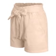 thumbnail image 4 of CONROSES Girls Shorts Bowknot Shorts for Girls Trendy Elastic Waist Soft Dailywear, Sizes 4-5 Years, 4 of 8