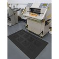 thumbnail image 2 of Interlocking Drainage Mat, 8 ft L x 30 in W, 1 in Thickness, PVC, Diamond, Black, 2 of 2