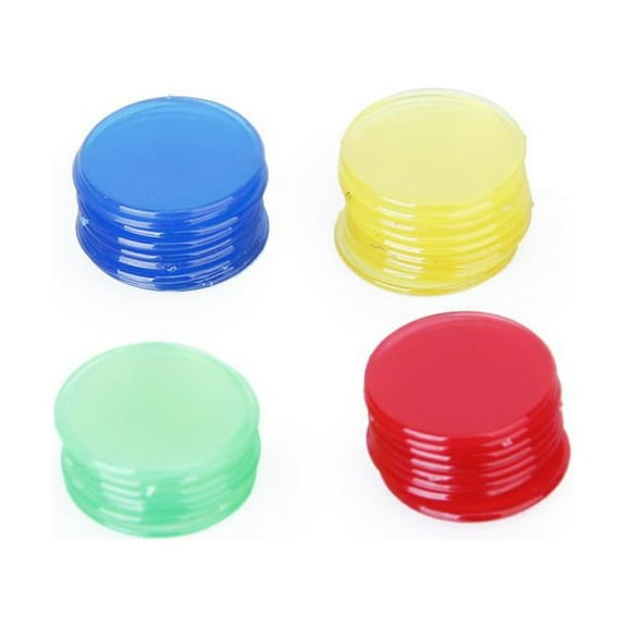100pcs Bingo Chips 3/4 Inch Circles, Board Game Accessories, Tokens Family Games Supplies