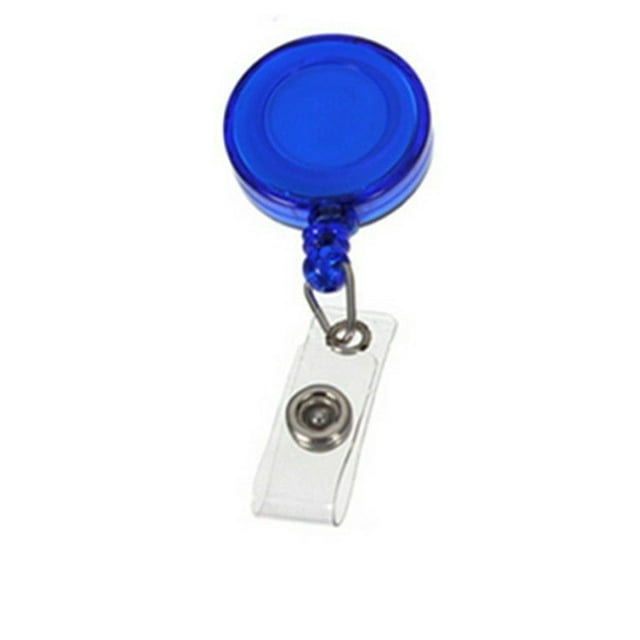 Maoww 5 Pcs Porte-Badge Rétractable Multicolore Rond avec Étiquette de Nom et Porte-Cartes