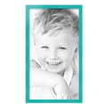 thumbnail image 2 of ArtToFrames 15" x 27" Aqua Picture Frame, 15x27 inch Green Wood Poster Frame (WOM-5186),  Pack, 2 of 7