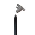 thumbnail image 2 of Black Lyptus Wood Cane Walking Stick With Silver Wolf's Head Handle, 2 of 3