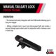 thumbnail image 4 of Cerradura de portón trasero Pop & Lock PL5400 negra manual para Toyota Tacoma, 4 of 7