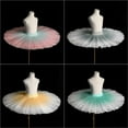 thumbnail image 3 of Girls Professional Tutu Skirts Puffy Tulle Performance Ballet Costume Party Princess 5 Layers Dance Skirt, 3 of 7