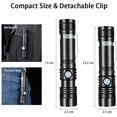 Rechargeable Flashlight, Portable Ultra Brightest Handheld LED Tactical