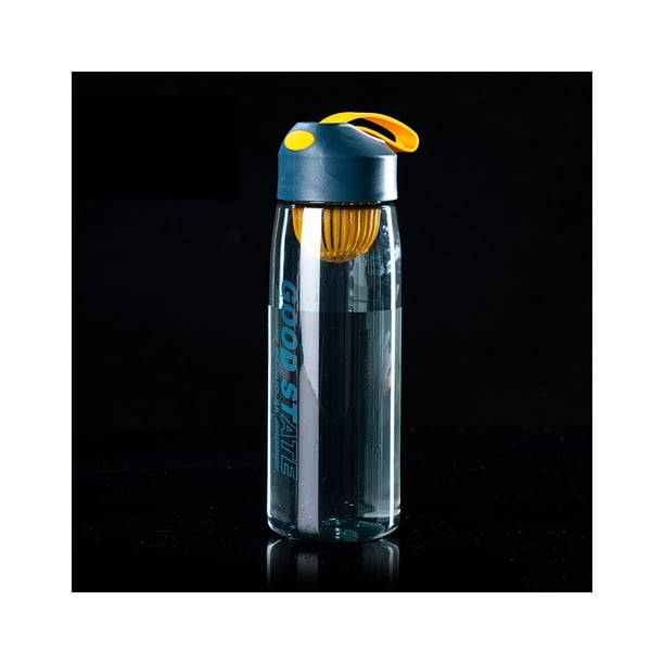 Matsuzay Botella de agua a prueba de fugas para deportes, taza para beber té, boca ancha, Fitness, correr, ciclismo, bebida con cuerda, lago azul, 480ML Type2 NO2 Matsuzay HA062518-04