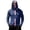 Dark Blue, variant on Mens Sun Protection Shirts Cooling Rash Guard Breathable Long Sleeve UV Sunshirt with Face Mask and Chest Pockets