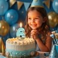 thumbnail image 3 of Goleeg Birthday Candles Number 6 Candle,Handmade Shell Candle Cake Topper, Beach Theme Finding Birthday Party Favors Decorations, 3 of 6