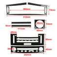 thumbnail image 6 of ZS Car Carbon Fiber Air Vent AC CD Panel Cover Trim Set For Lexus IS250 IS350 IS-Series 2014 2015 2016 2017 2018 ABS Plastic, 6 of 12