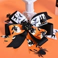 thumbnail image 4 of WHEANG 1 10 Yards Halloween Satin Ribbon Witch Hat Pumpkin Printed Ribbon For Wreaths DIY Craft Bows Holiday Decor, 4 of 5