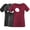 Black/Deep Grey/Wine, variant on Women's Maternity Nursing Tops Clothes Breastfeeding T-Shirts 3-Pack