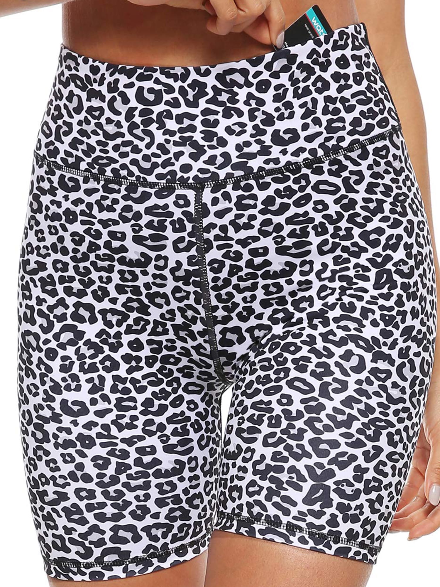AMaVo Leopard Camouflage Print Stretch Sexy Booty Yoga