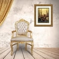thumbnail image 3 of Vintage Apple Collection 25x32 Gold Ornate Wood Framed with Double Matting Museum Art Print Titled - Mural Forest Marines, 3 of 4