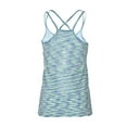 thumbnail image 3 of nike women's dri-fit knit running tank top-lime green/blue-large, 3 of 3