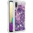 thumbnail image 3 of case for Samsung Galaxy A02 Case for Girls Women, Fashion Shiny Creativity Quicksand Flowing Liquid Floating Soft TPU Cover Glitter Cute Bling Clear Protective Case for Samsung Galaxy M02 RLS Purple, 3 of 14
