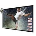 thumbnail image 2 of 16:9 Projector Screen Portable Movie Screen Wall Mounted HD Foldable Projector Screen with Hooks and Stickers, for Home Theater Cinema Indoor Outdoor Backyard Party, 2 of 7