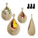 thumbnail image 1 of Cesta colgante de pared bohemia tejida a mano para frutas y verduras, organizador de almacenamiento, cesta colgante decorativa para pared, 1 of 7