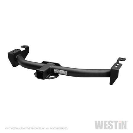 Chevy Silverado Rear Bumper Westin 2014-2018 Chevy Silverado 1500 Outlaw Bumper Hitch Accessory - Textured Black ()