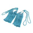 thumbnail image 4 of 2 piezas de lazo de cortina con flecos de colgante para cortina de Cuerda de lazo de 40 cm / 15,75 pulgadas Azul eléctrico perfecl Cortina Tieback borlas Fringe, 4 of 7