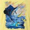 thumbnail image 4 of Guy Harvey Mens Big Sailfish Short Sleeve T-Shirt Medium Yellow, 4 of 4