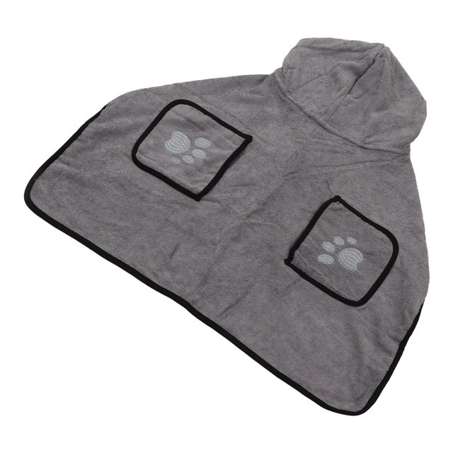 Dog Drying Robe, Easy To Put On And Take Off Dog Bathrobe Towel Fine Stitching Quick Drying Versatile For Playing Outdoors XS,S,M,L,XL