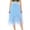 Blue, variant on Lutiedan Girls Tulle Skirts A-line Mesh Midi Long Fairy Skirt Layered High Elastic Waist Skirts Party Birthday Dance Princess Skirt 4-15 Years