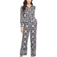 thumbnail image 1 of Rachel Roy Womens Floral Print Button Down Blouse, Black, 6, 1 of 1